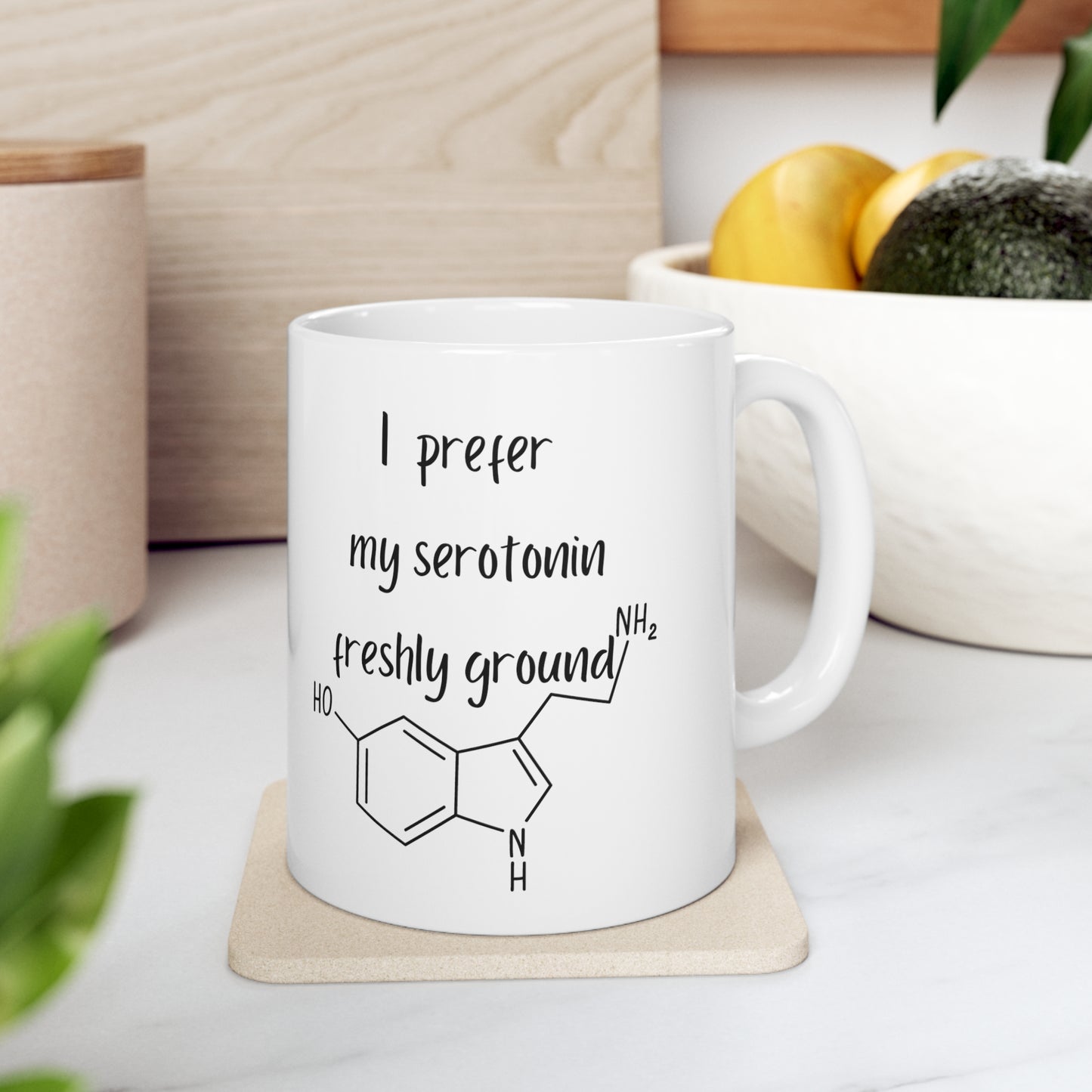 Serotonin Freshly Ground mug