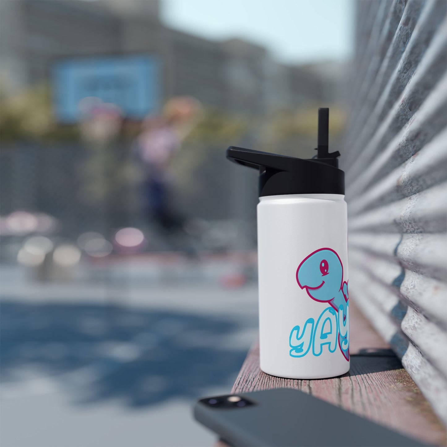 "yayDHD" Steel Water Bottle