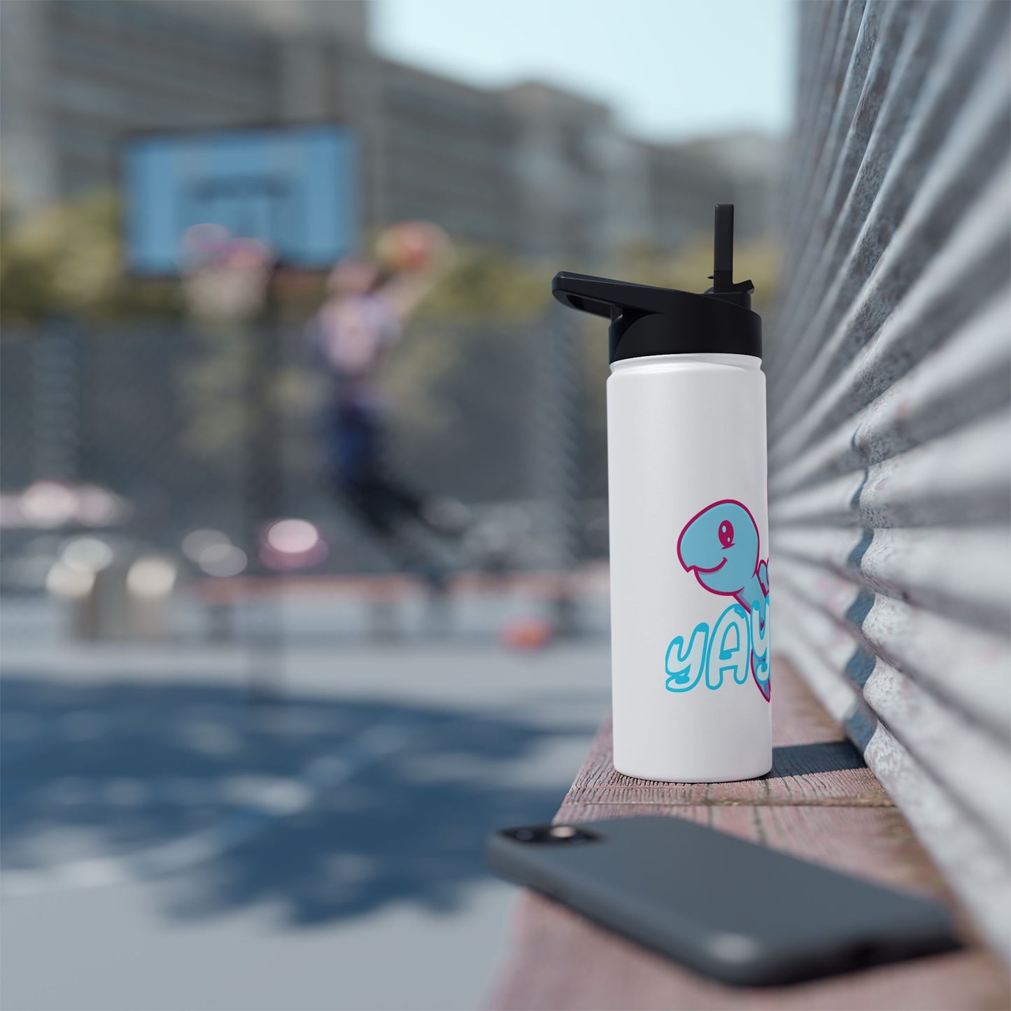 "yayDHD" Steel Water Bottle