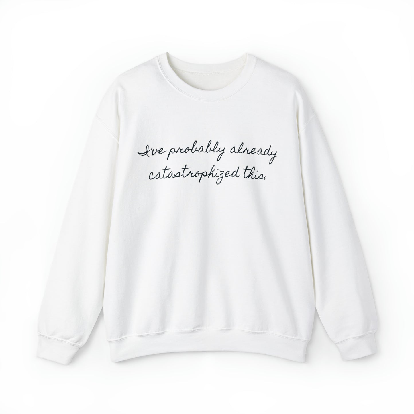 ¡Catástrofe! Sudadera unisex con cuello redondo Heavy Blend™