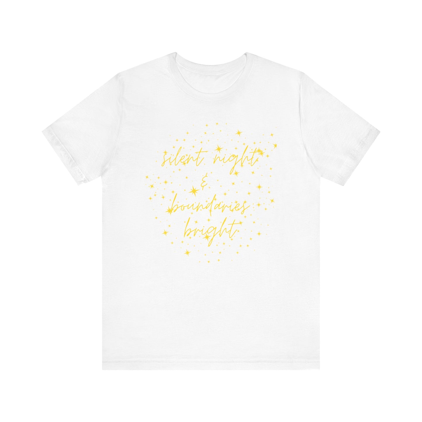 Silent Night and Boundaries Bright Tee