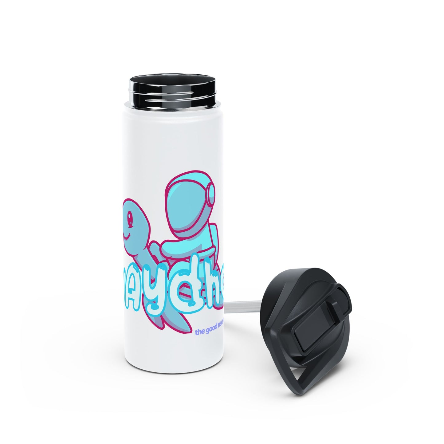 "yayDHD" Steel Water Bottle