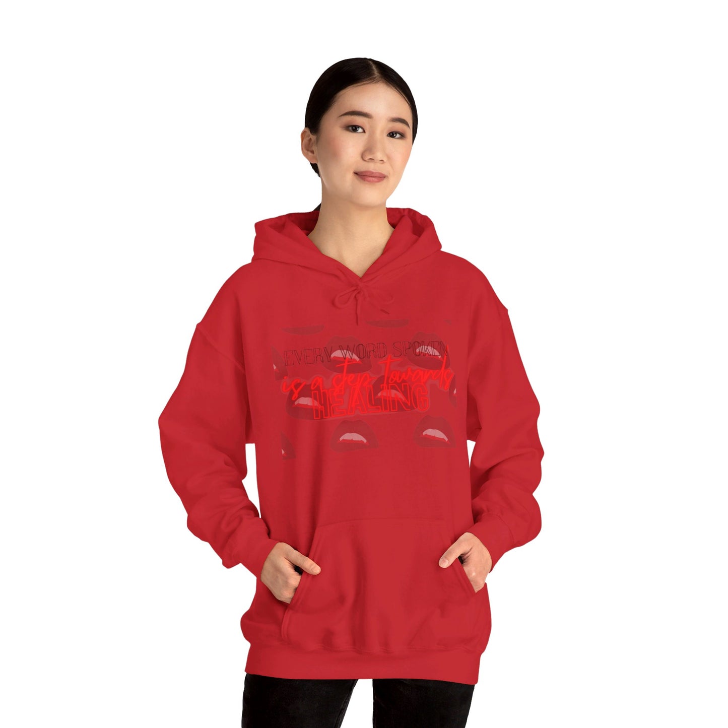 Sudadera con capucha Red Hot Fangtastic