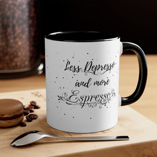 Taza Menos Depresso, Más Espresso