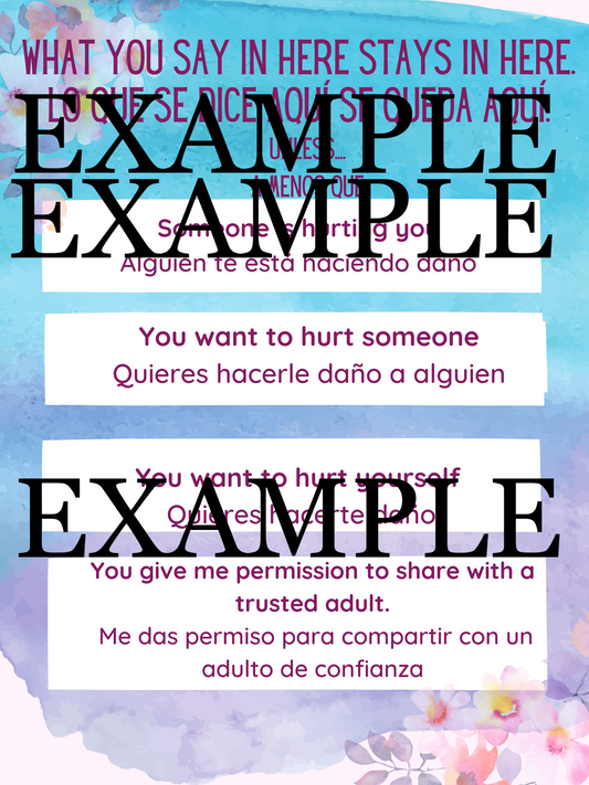 Counselor Confidentiality Sign- Bilingual
