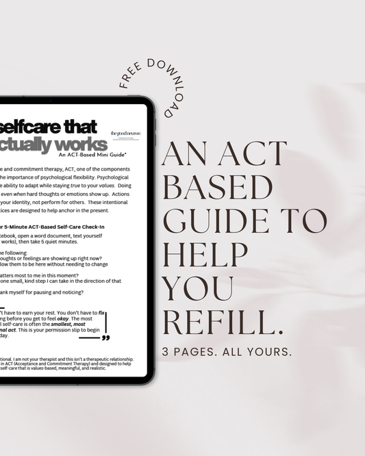 An ACT Self-Care Guide