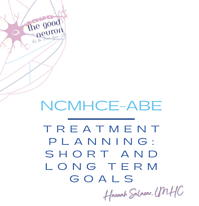 Short vs Long Term Goals in Therapy Study Guide