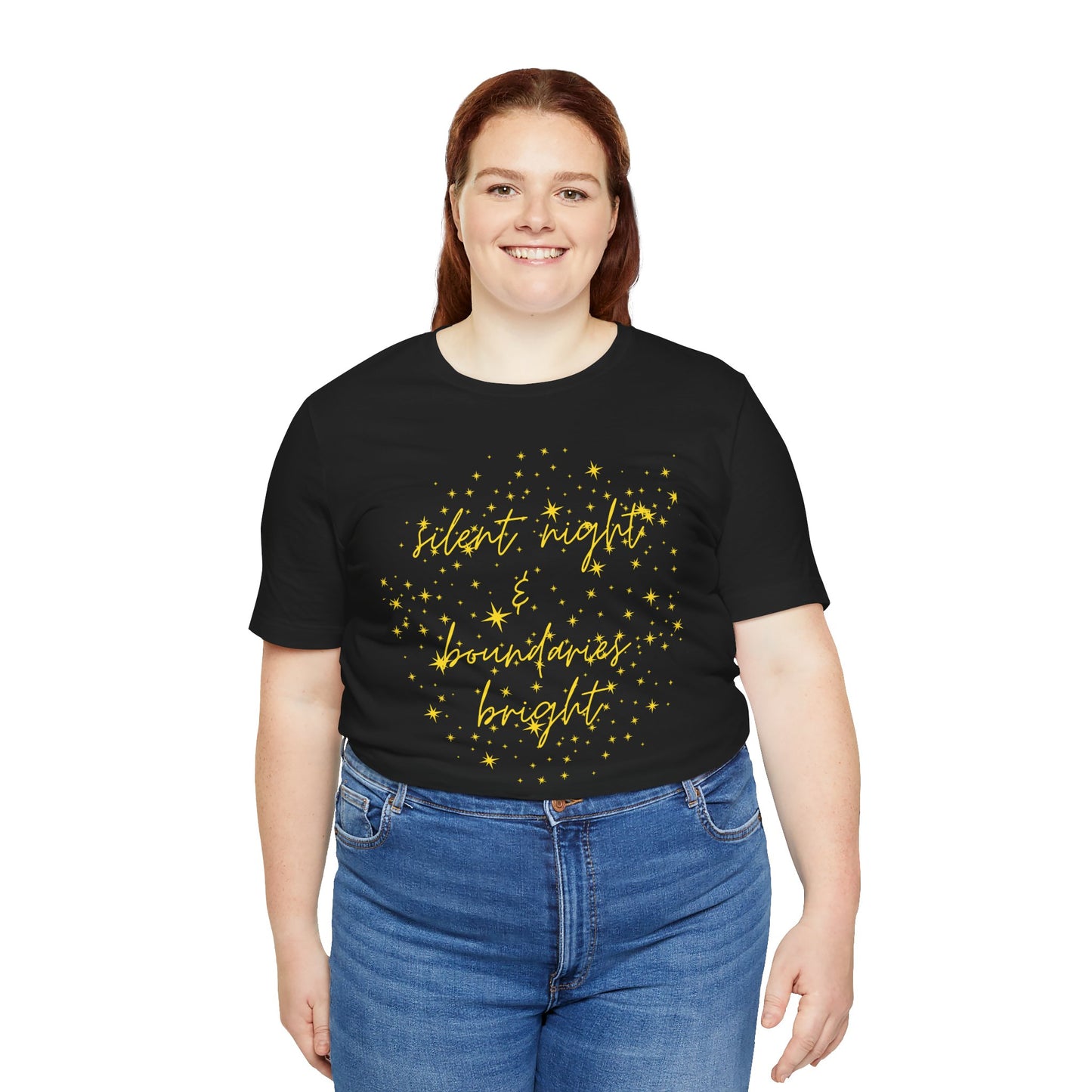 Silent Night and Boundaries Bright Tee