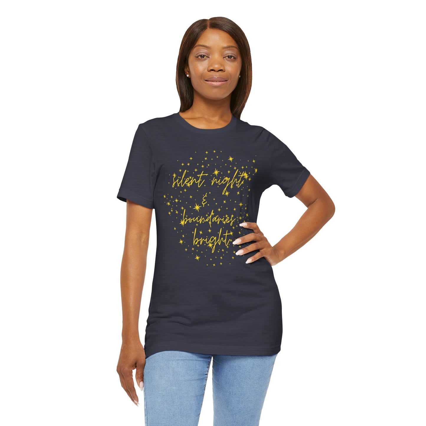 Silent Night and Boundaries Bright Tee