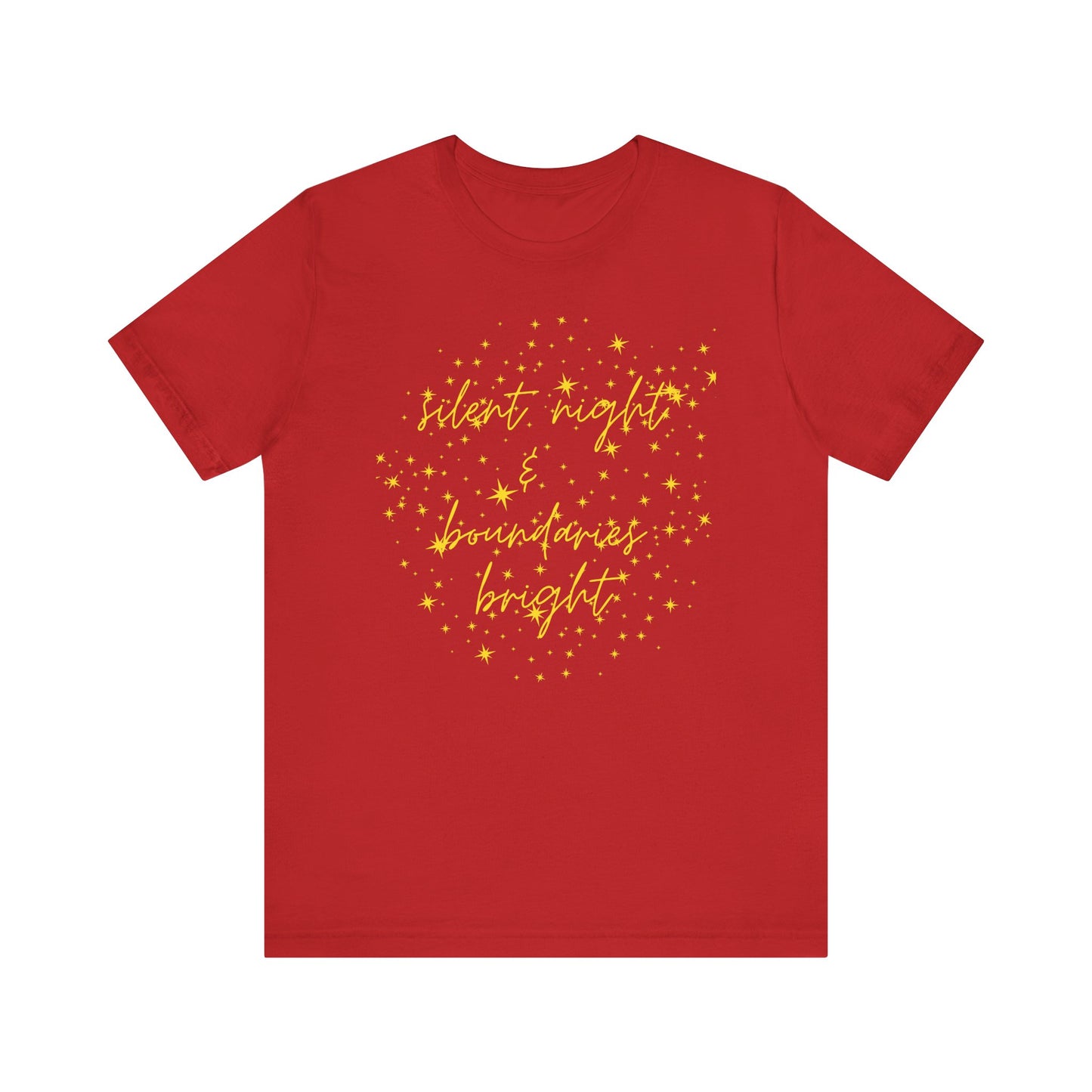 Silent Night and Boundaries Bright Tee