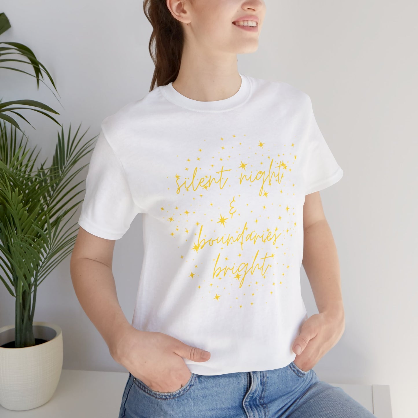 Silent Night and Boundaries Bright Tee