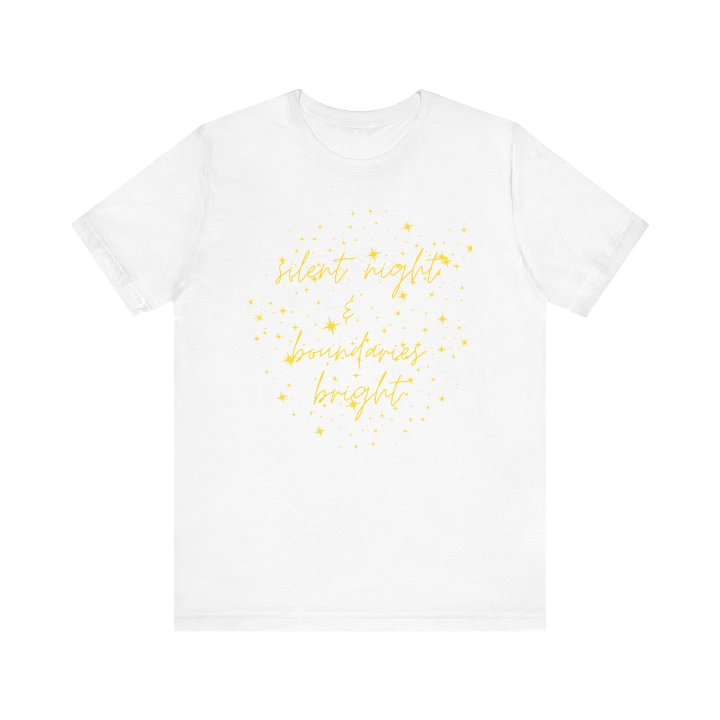 Silent Night and Boundaries Bright Tee