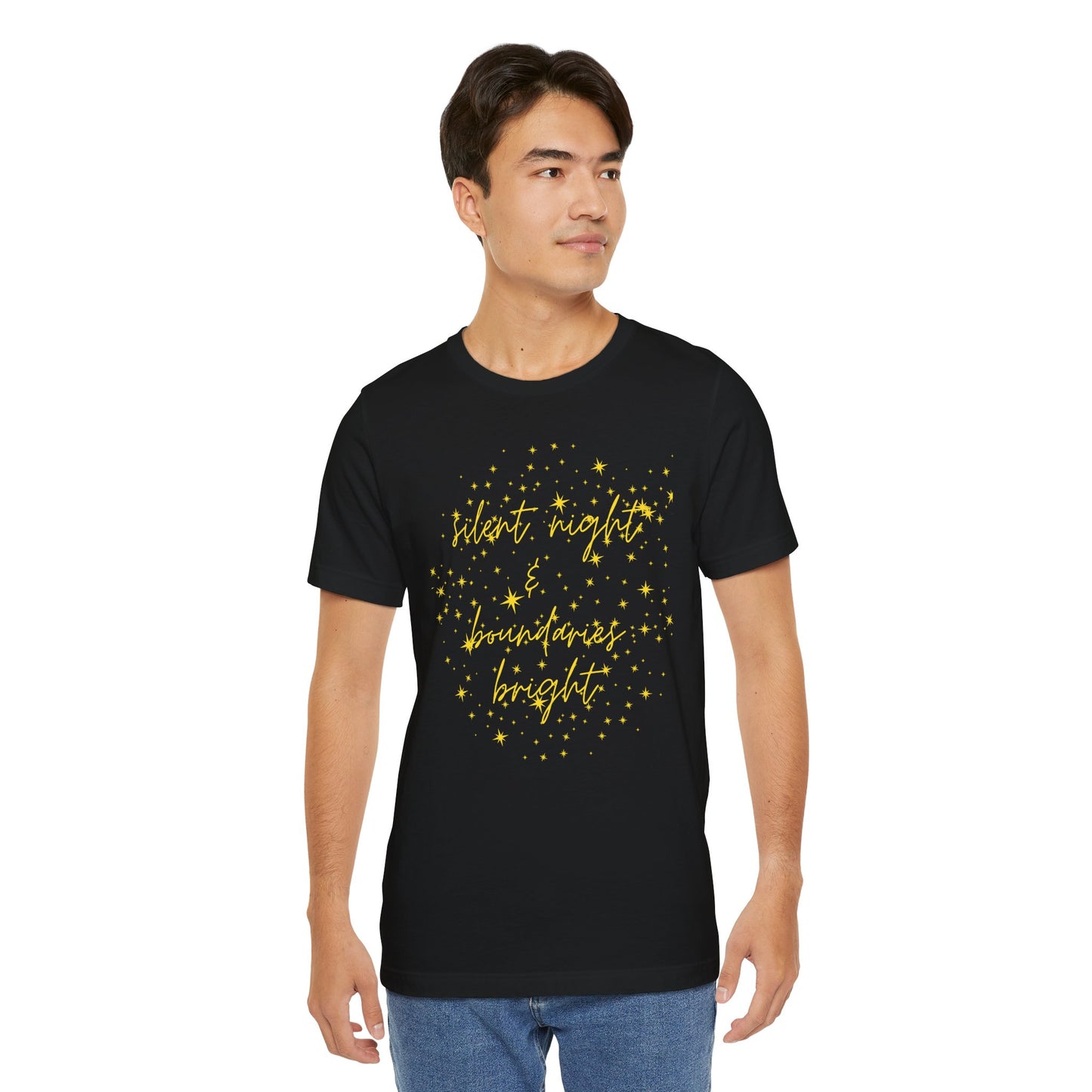 Silent Night and Boundaries Bright Tee