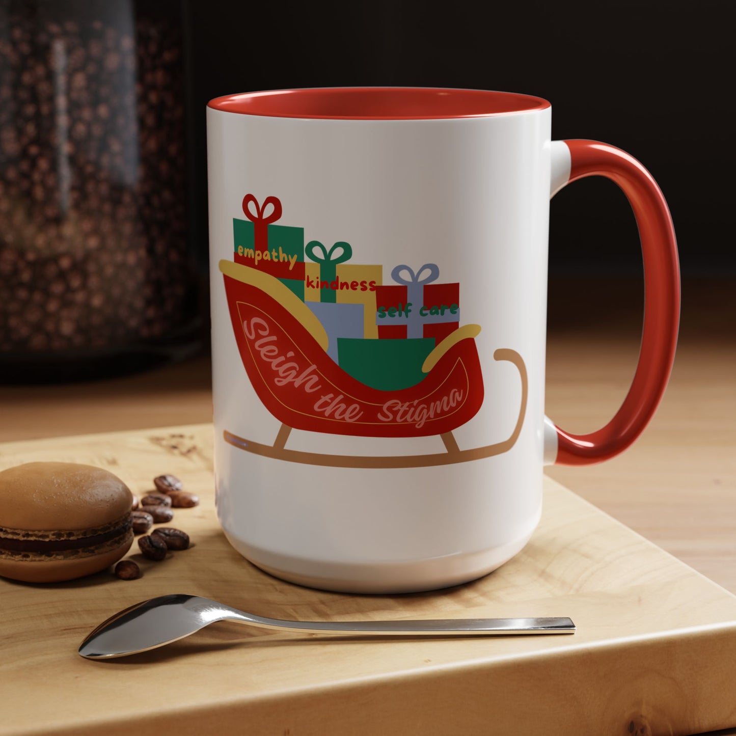 Sleigh the [mental health] Stigma Mug