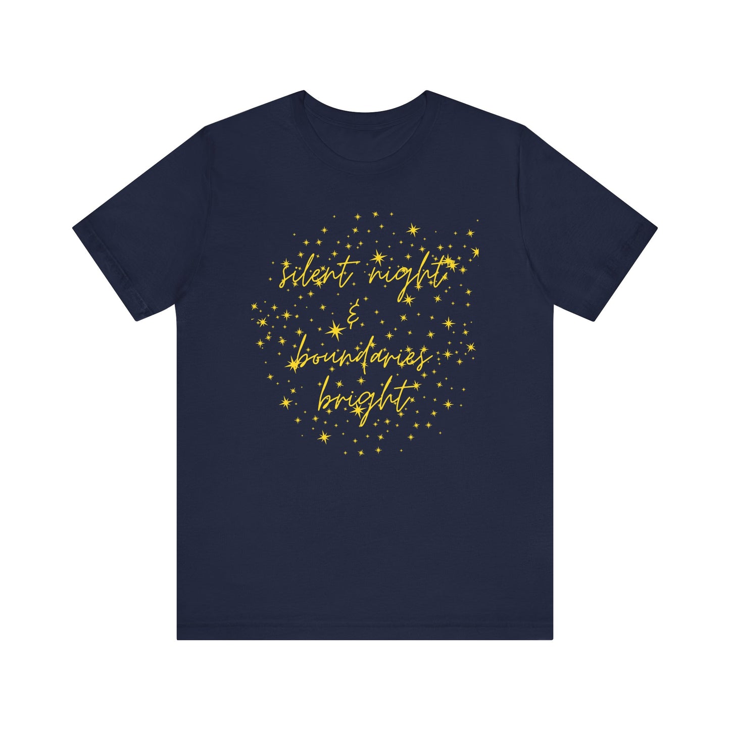 Silent Night and Boundaries Bright Tee