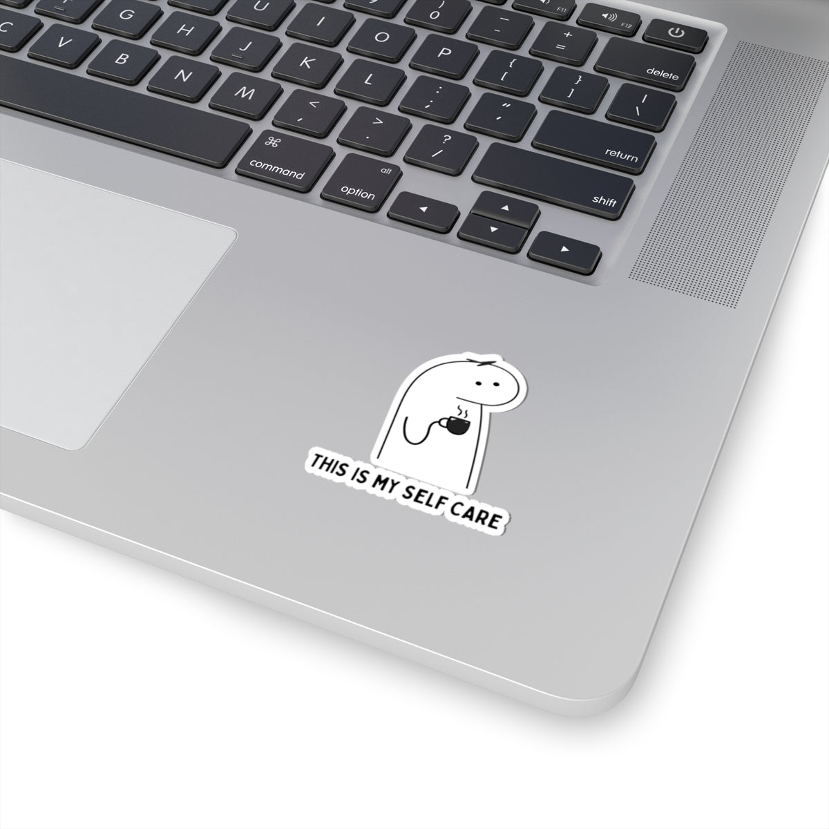 This Is My Self Care Sticker — Cute Minimal Coffee Self-Care Kiss-Cut Sticker