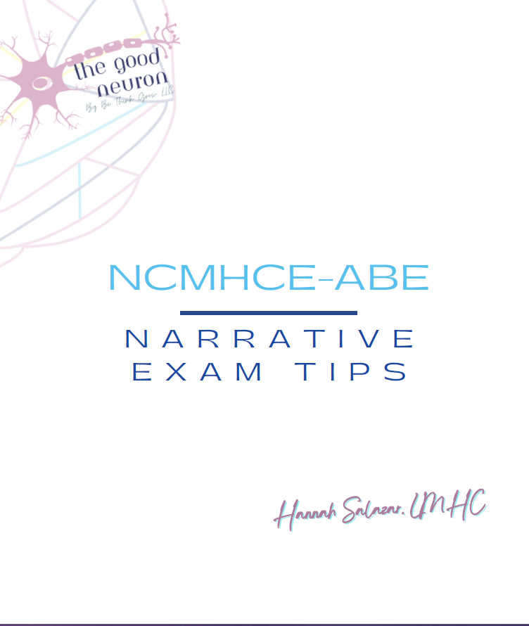 National Clinical Mental Health Counselors Exam Narrative Tips