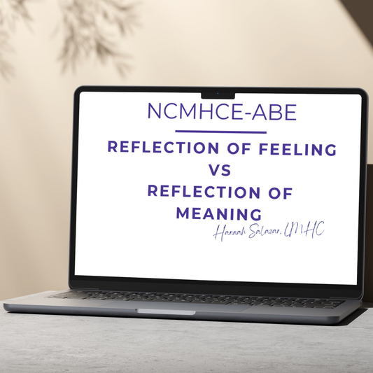 Reflection of Feeling vs Meaning Study Guide